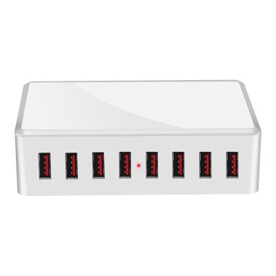 AIXXCO 40W USB Charger 8Ports Adapter HUB Charging Station Phone Charger For iPhone Samsung Xiaomi Huawei Wall Chargers
