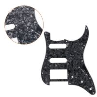 รอยขีดข่วนแผ้น Pickguard กีตาร์ไฟฟ้าสำหรับชิ้นส่วน Fender Stratocaster Strat 3Ply อุปกรณ์กีตาร์