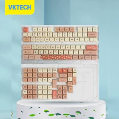 [Vktech] 133/144คีย์/ชุดคีย์แคปแป้นพิมพ์ช่างสีย้อมระเหิดคีย์ส่วนตัว Keycaps XDA โปรไฟล์รูปแบบ DIY สำหรับอุปกรณ์เสริมแป้นพิมพ์กล