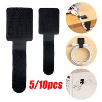 5/10pcs Self-adhesive Cable Ties Black Nylon Hook Loop Cables Cord Cable Ties Reusable Tidy Straps television Wires Organiser