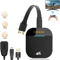 Wireless Display Dongle 4K WiFi Display Receiver HDMI-Compatibe Screen Mirroring for iPhone Mac iOS Android to TV Projector