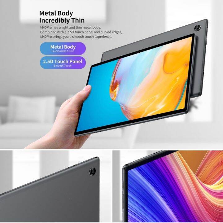 m40-teclast-pro-m40-air-m40-plus-4g-แท็บเล็ตพีซีโทรศัพท์-10-1นิ้ว-8gb-128gb-แบตเตอรี่7000mah-แอนดรอยด์11-unisoc-t616-octa-core-a75-2-0ghz-a55-2-0ghz-เครือข่าย-4g-รองรับบลูทูธ-amp-dual-band-wifi-amp-บั