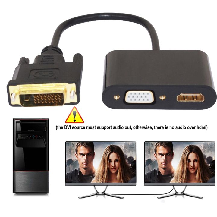 hdmi-dvi-ไปที่ที่ใช้งานได้-vga-av-สายตัวแยก1080p-2-in-1ตัวแปลงวิดีโอ-vga-และ-hdmi-ทำงานออกไปพร้อมกัน