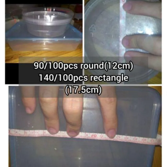 Plastic Seal Shrink Wrap For Microwaveable Plastic Containers 100pcs