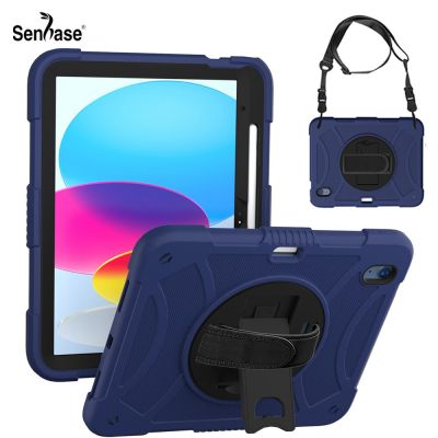 【DT】 hot  For Apple iPad 10th Gen 2022 10.9 inch A2696 A2757 A2777 Case Kids Safe Shockproof Stand Shoulder Hand Strap Tablet Cover