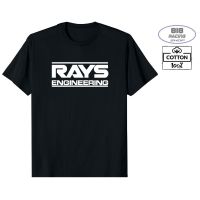 S-5XL เสื้อยืด RACING เสื้อซิ่ง [COTTON 100%] [RAYS ENGINEEERING] S-5XL