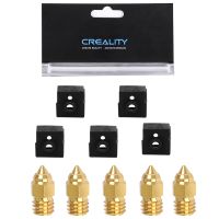 ♦ Creality Ender 3 V2 Neo 5PCS Silicone Socks and 5PCS 0.4mm Nozzles Silicone Cover for Ender 3 Neo/Ender 5 S1/Ender-3 Max Neo