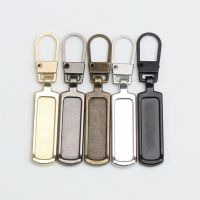 ☇♟ 4Pcs Zipper Puller Clear Snap Groove Tight Buckle Repair Detachable Bag Suitcase Zipper Head DIY Sewing Craft