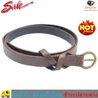 BeeStyle เข็มขัดผู้หญิง เข็มขัดหนัง  เข็มขัดแฟชั่น Womens Fashion Casual Belt Ceinture No. 1138 (สีกาแฟ)