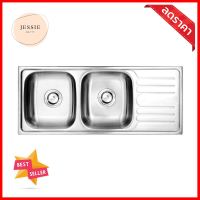 ซิงค์ฝัง 2 หลุม 1 ที่พัก HAFELE ARTEMIS 495.39.294 LHD สเตนเลสBUILT-IN SINK HAFELE ARTEMIS 495.39.294 LHD 2B1D STAINLESS STEEL **ลดราคาจัดหนัก **