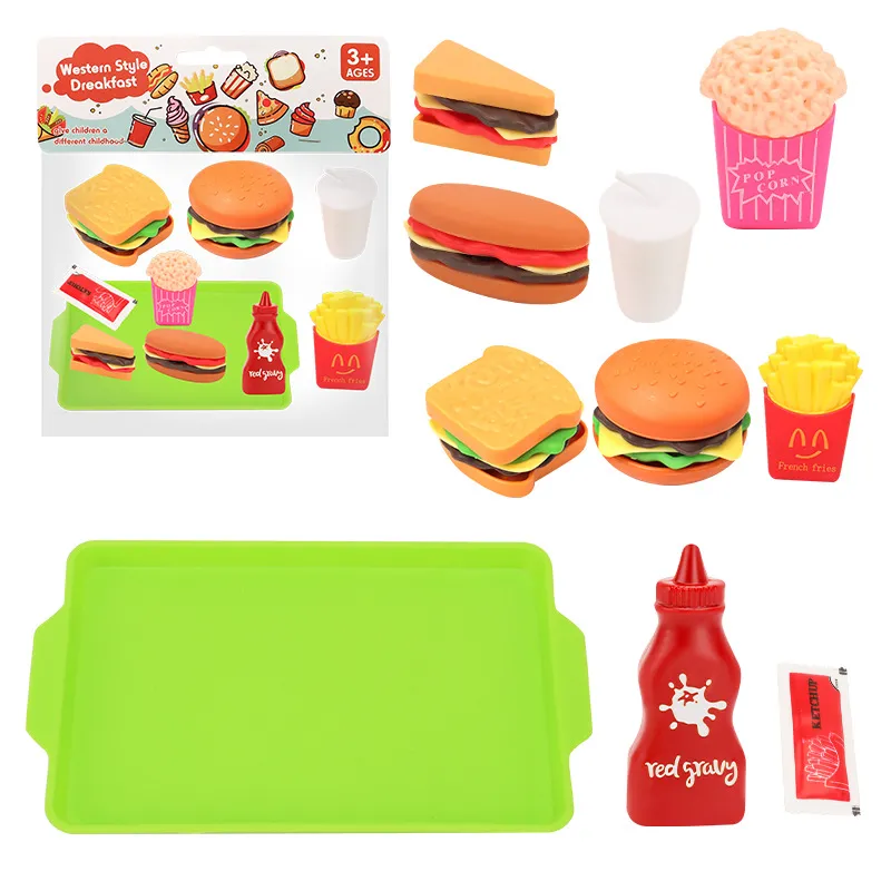 Jjrc Hamburger Và Hot Dog Bộ Trò Chơi Nấu Ăn Nhanh Cho Trẻ Em, Bao Gồm  Hamburger, Khoai Tây Chiên, Xúc Xích, Than Cốc, Sandwich, Sốt Cà Chua Và  Khay | Lazada.Vn