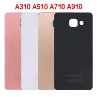 สำหรับ Samsung Galaxy A3 A5 A7 A9 A310 A510 A910 A710หน้าจอโทรศัพท์ฝาหลังแบตเตอรี่ปลอกหุ้มช่องหลังตลับกาวแทนที่