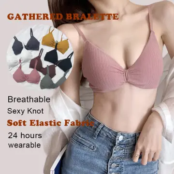 GBra Soft Seamless Breathable Pastel Non-wire Push Up Bra