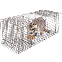 ส่งฟรี!!ถูกที่สุด!!Hot Sale Stainless Steel Cage กรงสแตนเลสCatTrap4You กรงดักแมว (ไซส์ XL) พับได้ จับแมวจรจัด จับแมว ดักจับแมว ดักจับแมวจร