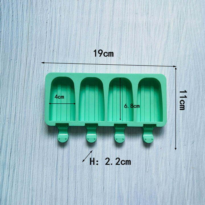 ซิลิโคนไอศครีมแม่พิมพ์-diy-ช็อคโกแลตขนมไอติมแม่พิมพ์ถาดบล็อกน้ำแข็งทำเค้กเบเกอรี่แม่พิมพ์