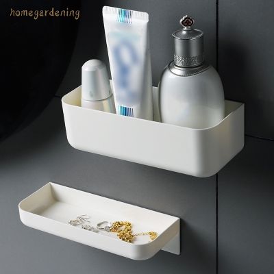 Multifunctional Wall Mounted Cosmetic Storage Box Bathroom Toiletries Rack