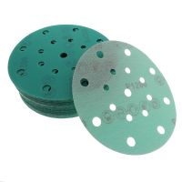 6 Inch 150MM 17 Holes 60-2000 Grits Hook and Loop PET Film Aluminum Oxide Wet amp;Dry Sandpaper Sanding Disc for Car Paint