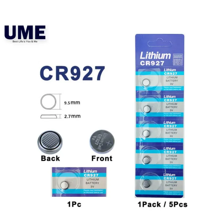 CR927 3v Lithium Button Cell Battery Batteries For Calculator, Watch