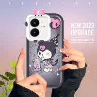 ใหม่เคสสำหรับ Vivo Y22 Y22s Vivo Y12 Y15 Y17 1902 Vivoy22การ์ตูน Kuromi เคสโทรศัพท์มีลาย Monster เลนส์โทรศัพท์เปลือกนุ่มฝาครอบป้องกัน