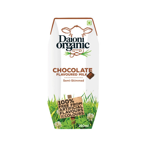 Sữa tươi hữu cơ daioni cho bé vị chocolate 200ml, sản phẩm tốt - ảnh sản phẩm 1