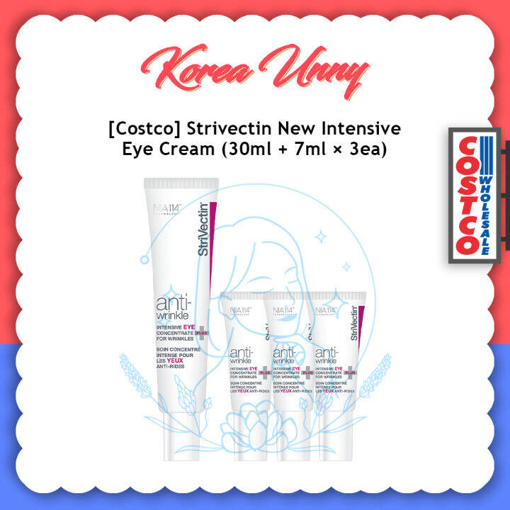 [Costco] Strivectin New Intensive Eye Cream 30ml + 7ml X 3 Lazada