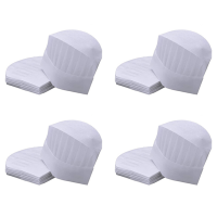 100 Packs of Disposable Chef Hat SMS Non-Woven Kitchen Cooking Hats Cap Party Baking