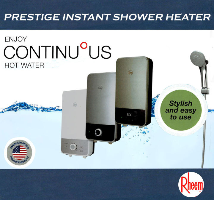 Sg Ready Stock Rheem Prestige Instant Water Shower Heater Lazada