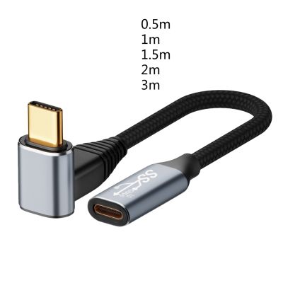 USB C Extension Cable Male to Female USBC to C Fast Charging Cable USB 3.1 Gen2 High-Speed 10Gbps/4K Video/PD 100W Cord