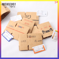 MEIKE001กล่องขนาดเล็ก1:12บ้านตุ๊กตาของเล่นของตกแต่งกล่องด่วน1ชุด