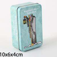 คู่มือกระดาษ The Borderless Waite Tarot Iron Box 10x6x4cm