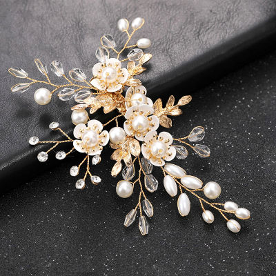 Fashion New Rhinestone Bridal Hair Accessories Classic Pearl Wedding Accessories
