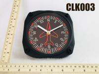 นาฬิกาแขวน จอเครื่องบิน นาฬิกา หน้าปัทม์ เครื่องบิน (ขนาด 16.5x16.5 cm) PLANE SCREEN CLOCK เพื่อ ใช้ สะสม ของฝาก งานสวย / CLK003 DeeDee2Pakcom