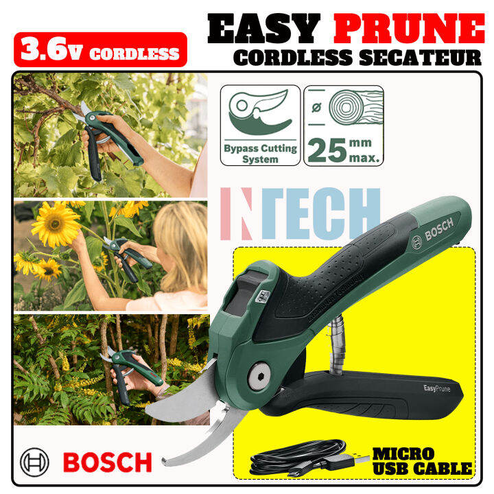 BOSCH EASYPRUNE / EASY PRUNE 3.6V CORDLESS SECATEUR | Lazada