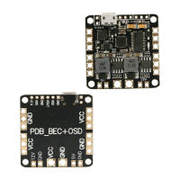 3 In 1 Power Distribution Board PDB OSD Dual BEC 5V 12V 2-6S สำหรับ CC3D Naze32 SP Racing F3 Flight Controller