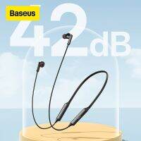 Baseus ชุดหูฟังกีฬา U2 Pro Neckb แบบไฮบริด5.2 42Db,หูฟังไร้สายการตัดเสียงรบกวนแบบ In-Ear สำหรับเล่นเกม