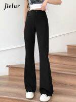 tfu336336 ขายดีที่สุด - /♞♛ Jielur Stretched Pants New Fashion High-Waisted Trousers Tight-Fitting