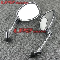 For YAMAHA VMAX12 Vmax 1200 XJR400 XJR1200 XJR1300 Rearview Motorcycle Rearview Mirrors Mirror Silver/Black