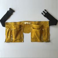 Leather Tool Belt Quick Release Buckle Carpenter Construction Work Apron Tool Storage Pouch Belt Home Tool Storage Bag