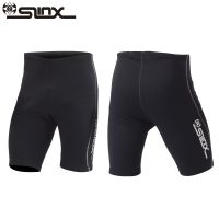 Slinx ผู้ชาย Wetsuits กางเกงขาสั้น2มิลลิเมตร N Eoprene ดำน้ำกางเกงขาสั้นสำหรับผื่นยามท่องดำน้ำดูปะการังว่ายน้ำท่องลำต้น