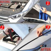 Hot 4M Z Type Trim Universal รถ Hood แถบปิดผนึกประตูแถบซีลยางกันน้ำฉนวนกันความร้อน Edge Guards Bonnet Protection