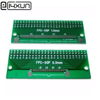 1/3/5pcs 50P FFC FPC Adapter Plate 0.5MM / 1.0MM Pitch to 2.45 mm 50Pin Flat Cable Socket Connector for PCB Board TFT LCD