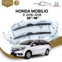 ก้านปัดน้ำฝนรถยนต์ HONDA  MOBILIO   ปี 2016-2018 ขนาด 22 นิ้ว ,16 นิ้ว  (รุ่น 2 หัวล็อค U-HOOK)