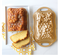 พิมพ์นอร์ดิก แวร์ Nordic Ware Honeycomb Loaf Pan พิมพ์นอร์ดิก สีทอง [ลายใหม่]