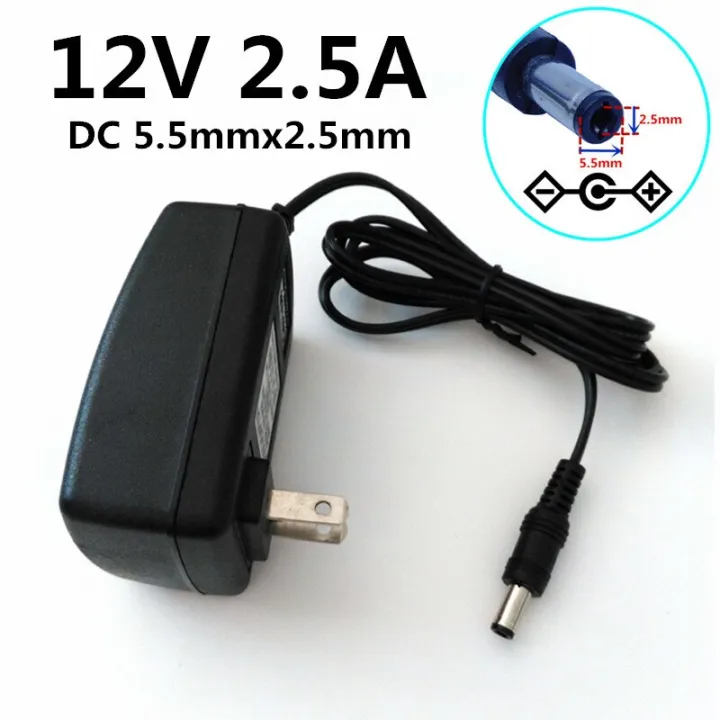 Ac 100v 240v ถึง Dc 12v 25a Plugtop Power Supply Adapter เลือก2500ma 55มม 25มม Dc 55มม 3577