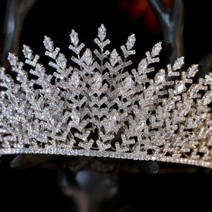 new-wedding-hair-headdress-bridal-tiara-silver-color-crown-multilayer-leaf-combination-zirconia-diadem-headpiece-head-jewelry