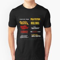 Quentin Tarantino / Filmography T Shirt Cotton 6Xl Quentin Tarantino Filmography Reservoir Dogs Jackie Brown Pulp Fiction Kill