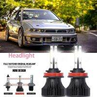 หลอดไฟหน้ารถยนต์ LED LAI 40w 6000k สีขาว สําหรับ Mitsubishi GALANT IX 2004-2023