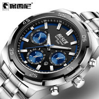 High quality Relogio Masculino Wrist Watches Men  Top Brand Luxury Golden Chronograph Men Watches Gold Big Male Wristwatch