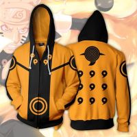 Unisex 3D NARUTO เสื้อโปโล Hoodie Namikaze Minato พิมพ์แฟชั่นเสื้อกันหนาว Hoodie Sweatshirts