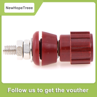 NewHopeTreee 2ชิ้น/เซ็ต5MM RED Black JS-107 copper posts TERMINALS Power Adapter